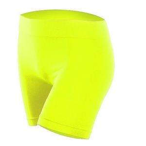New neon yellow layering solid short leggings 😍